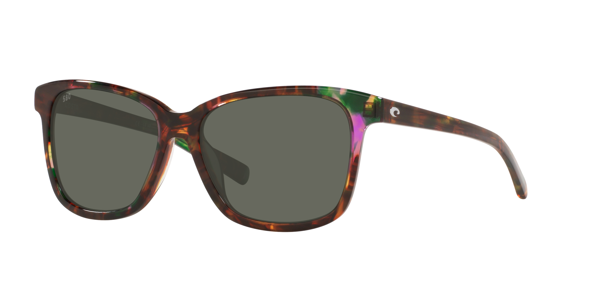 New $169 Costa Del Mar Isla Polarized Sport Sunglasses Tortoise Copper 580P 