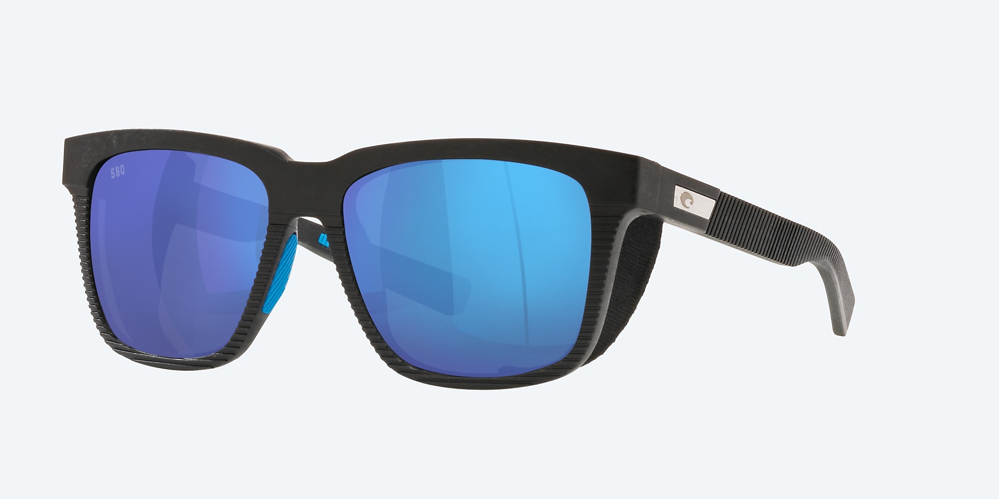 Pescador With Side Shield Polarized Sunglasses in Blue Mirror | Mar®