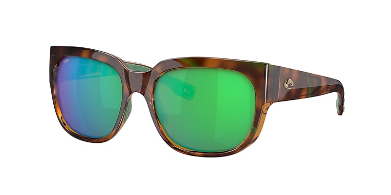 Waterwoman Polarized Sunglasses in Green Mirror