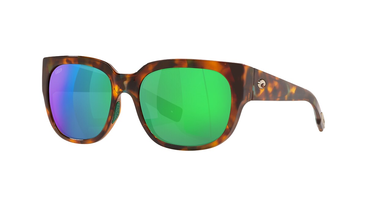 Waterwoman Polarized Sunglasses in Green Mirror | Costa Del Mar® 