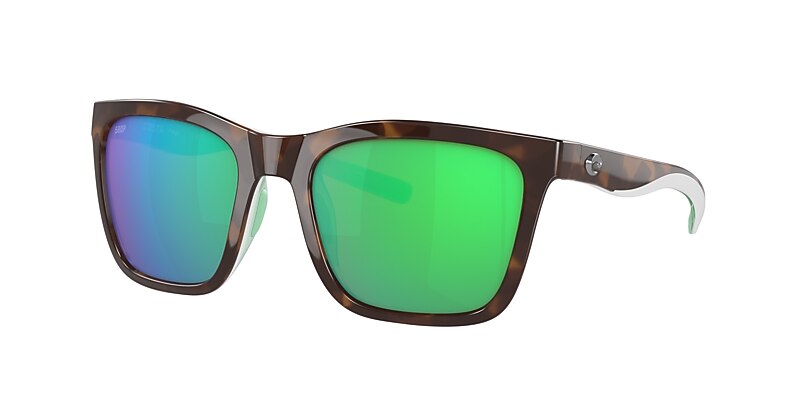 Paunch XL Polarized Sunglasses in Green Mirror