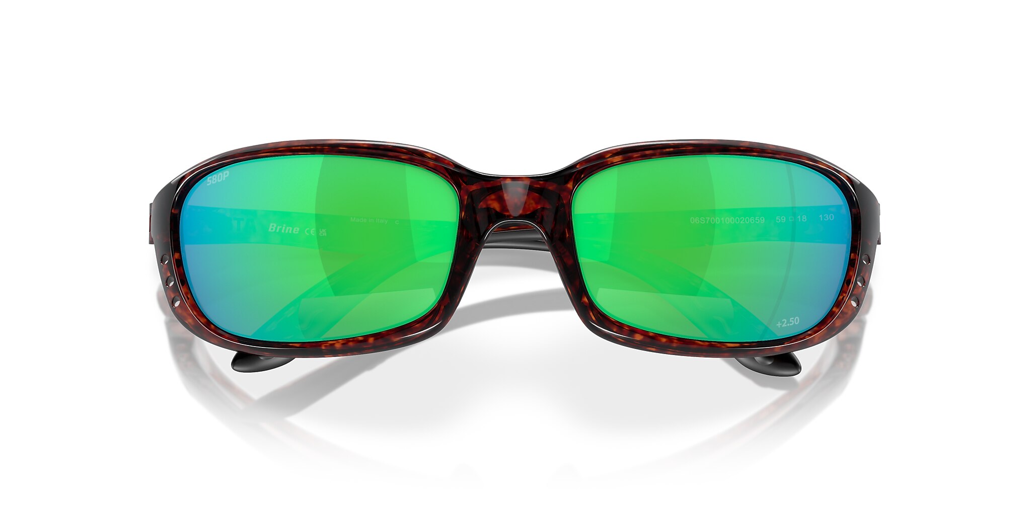 Brine Readers Polarized Sunglasses in Green Mirror | Costa Del Mar®