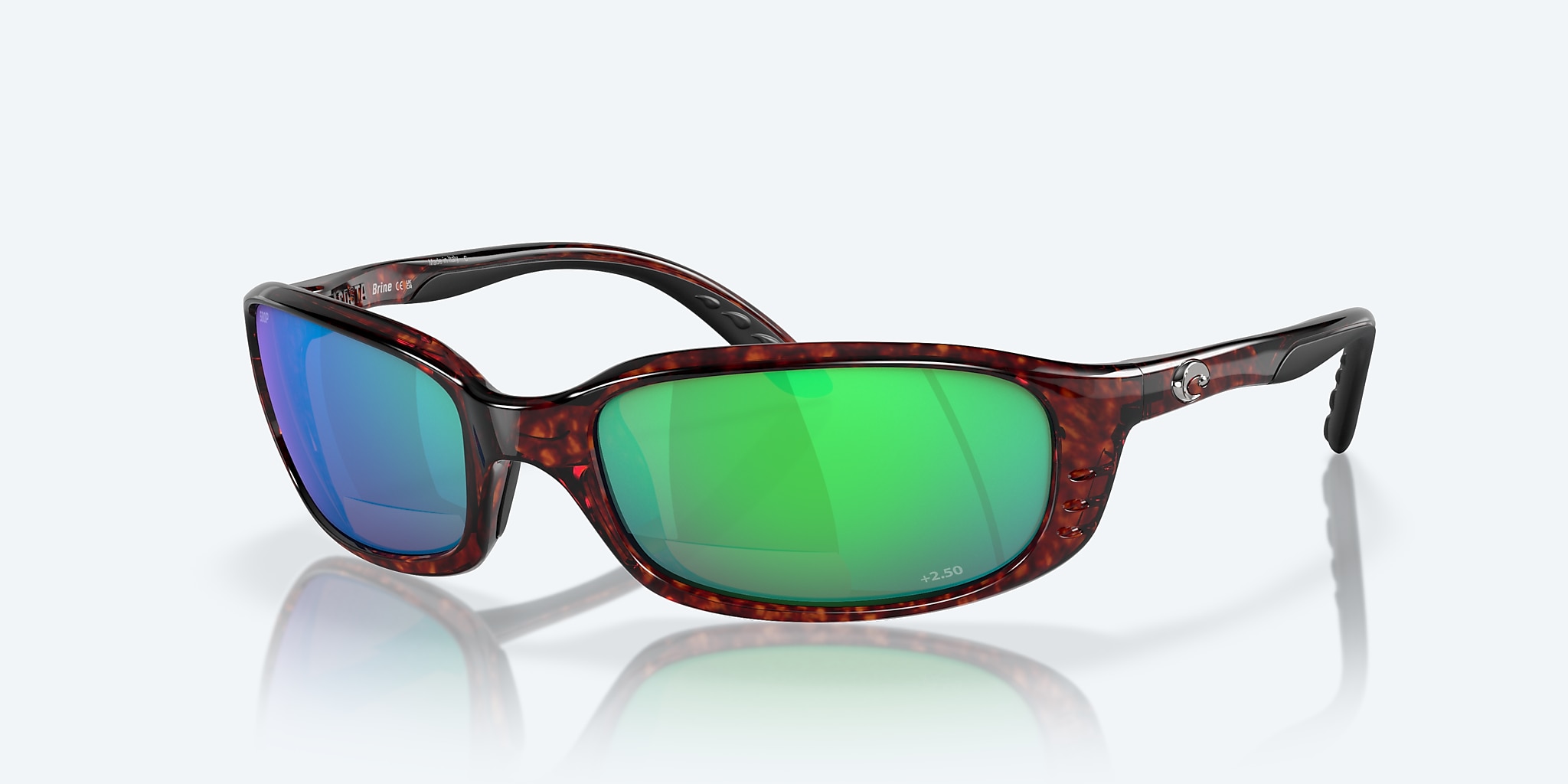 Brine Readers Polarized Sunglasses in Green Mirror