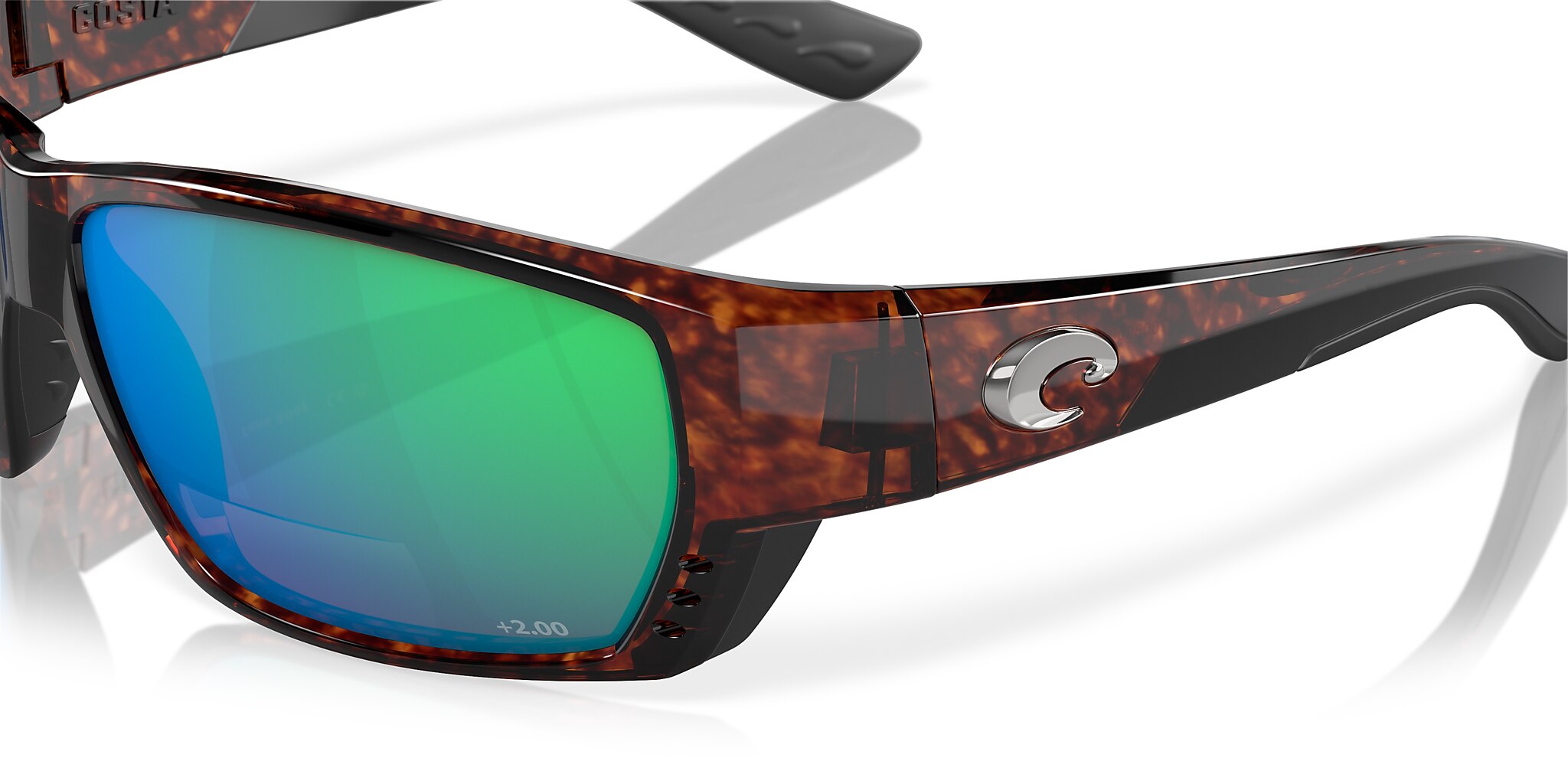 Tuna Alley Readers Polarized Sunglasses in Green Mirror | Costa