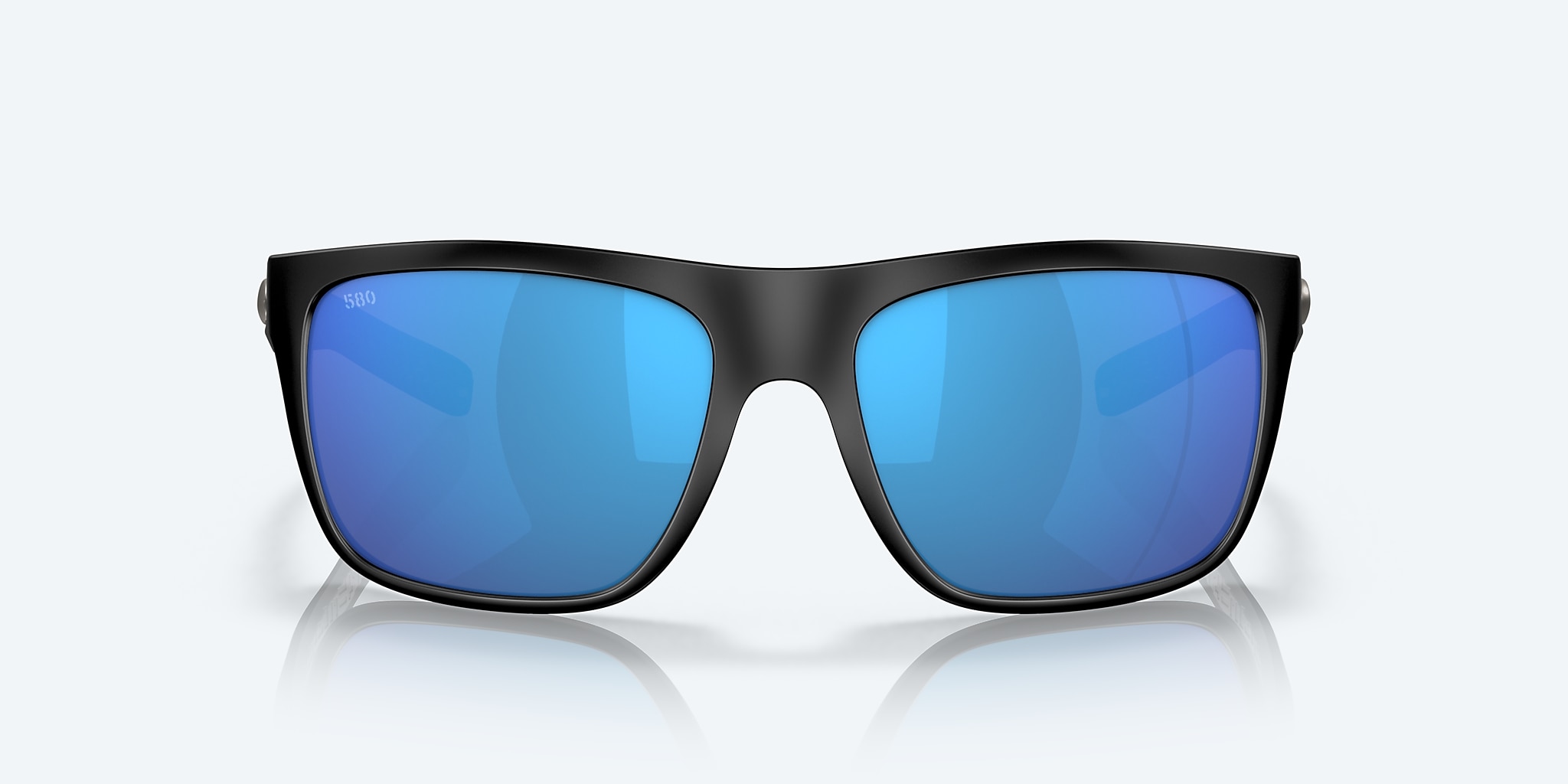 Costa Del Mar Broadbill Sunglasses - Matte Black/Blue Mirror 580G