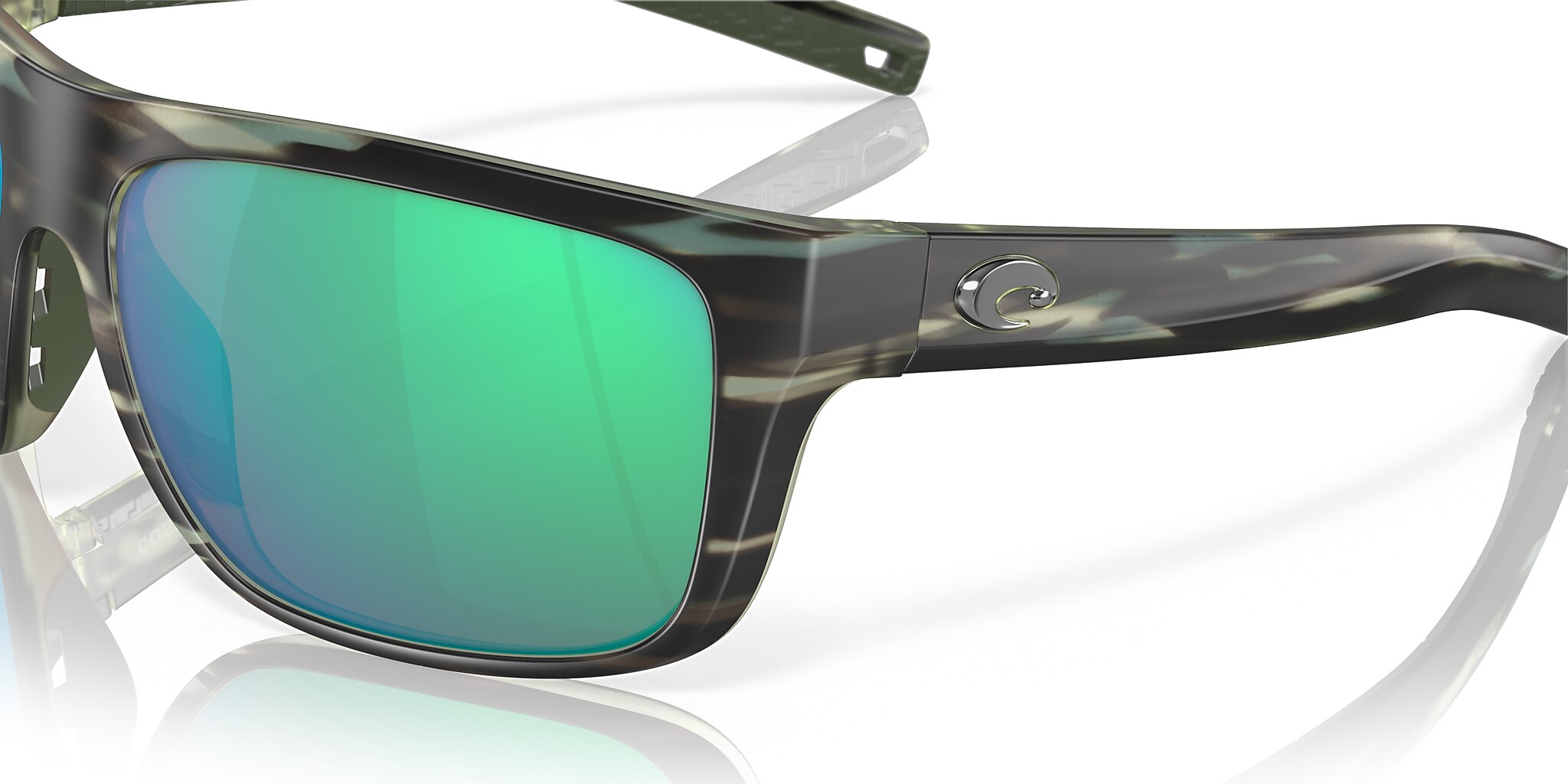 Broadbill Polarized Sunglasses in Green Mirror | Costa Del Mar®