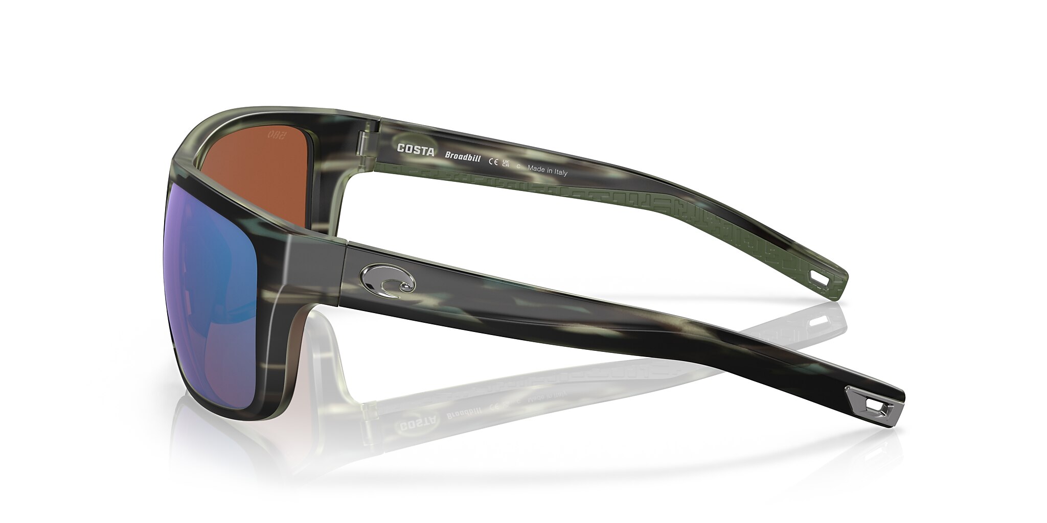 Broadbill Polarized Sunglasses in Green Mirror | Costa Del Mar®