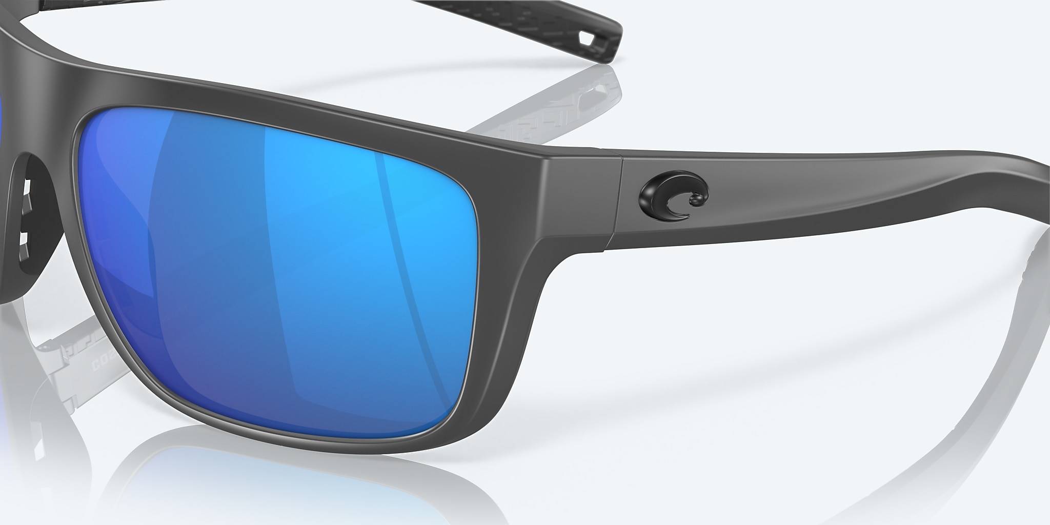 Costa Del Mar Broadbill Sunglasses Gray Blue Mirror Glass
