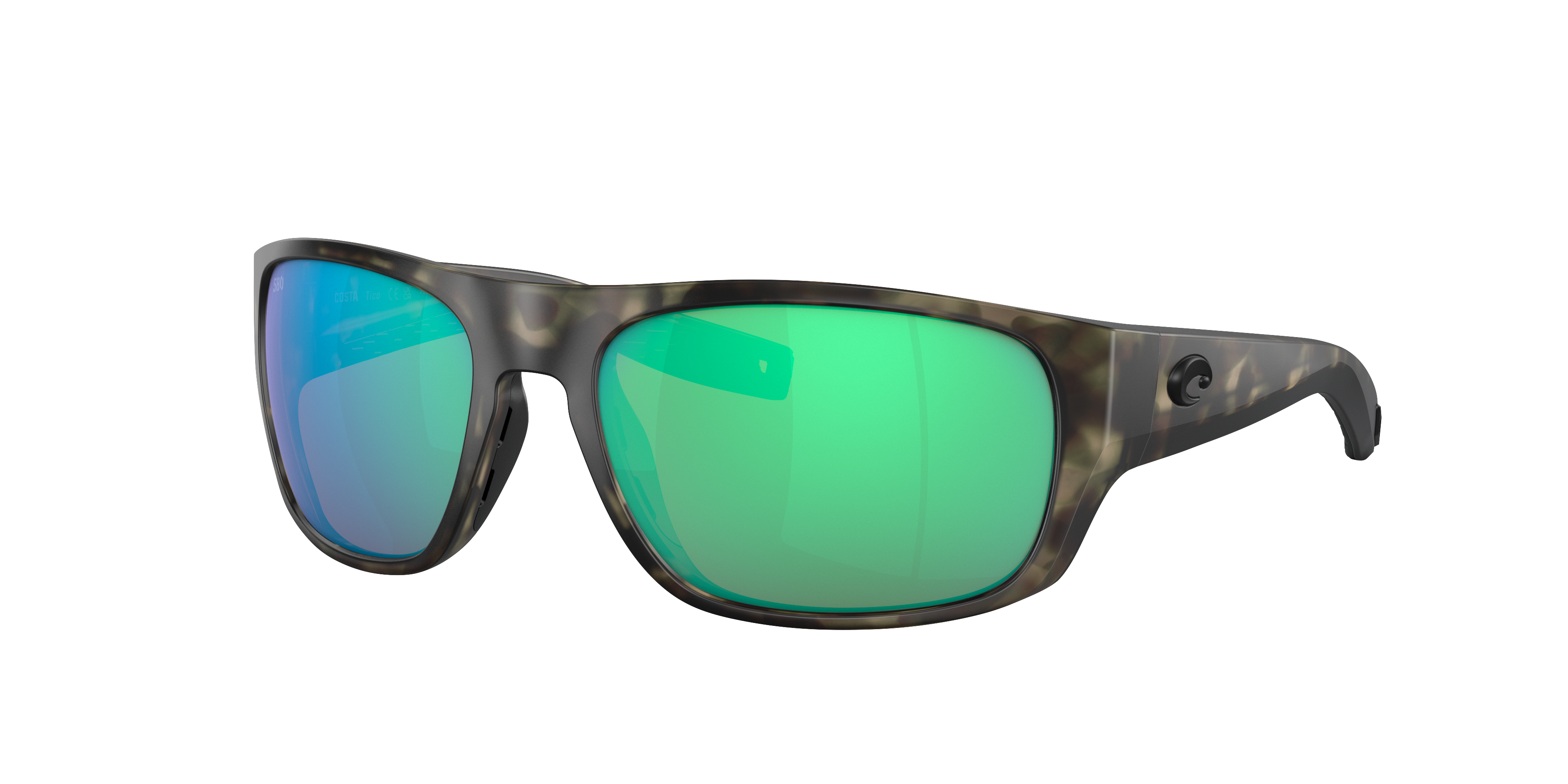 Tico Polarized Sunglasses in Green Mirror | Costa Del Mar®