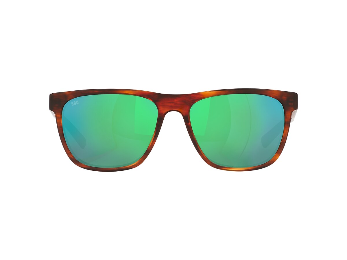 Costa Apalach XL (60-17) with Green Mirror lenses and Tortoise