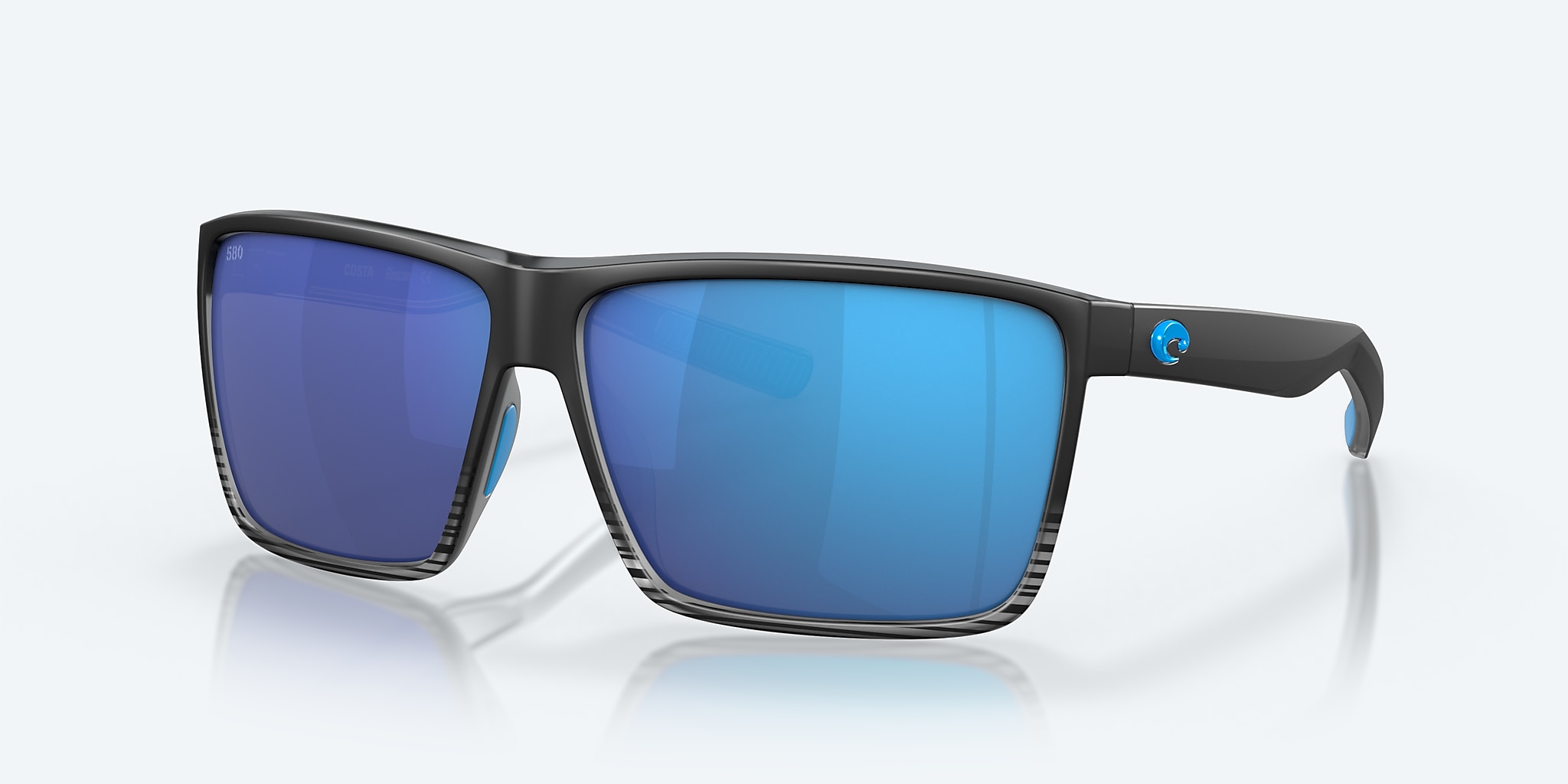 Rincon Polarized Sunglasses in Blue Mirror