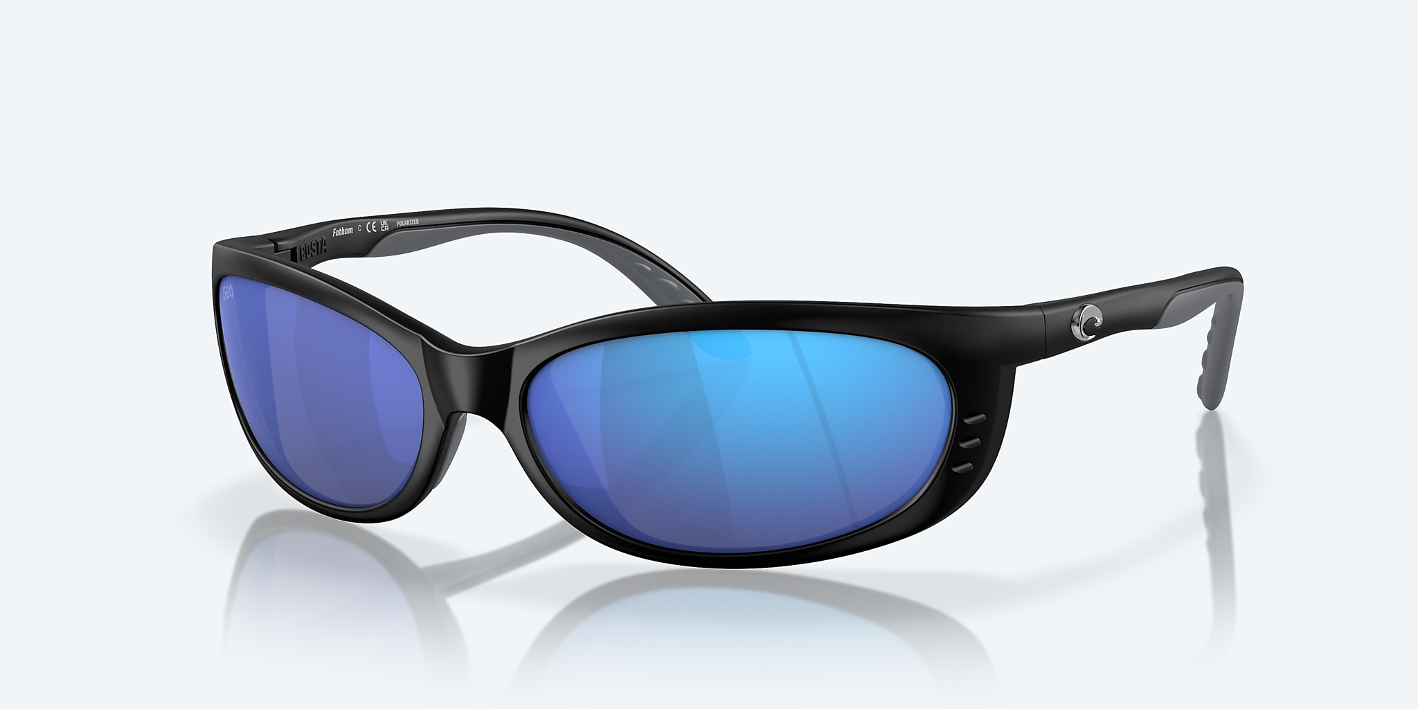 Fathom Polarized Sunglasses in Blue Mirror