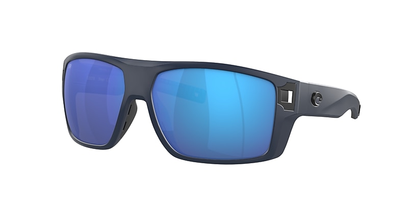 Costa Del Mar Sunglasses Diego 62-14-113 Matte Midnight Blue / Blue Mirror 580G