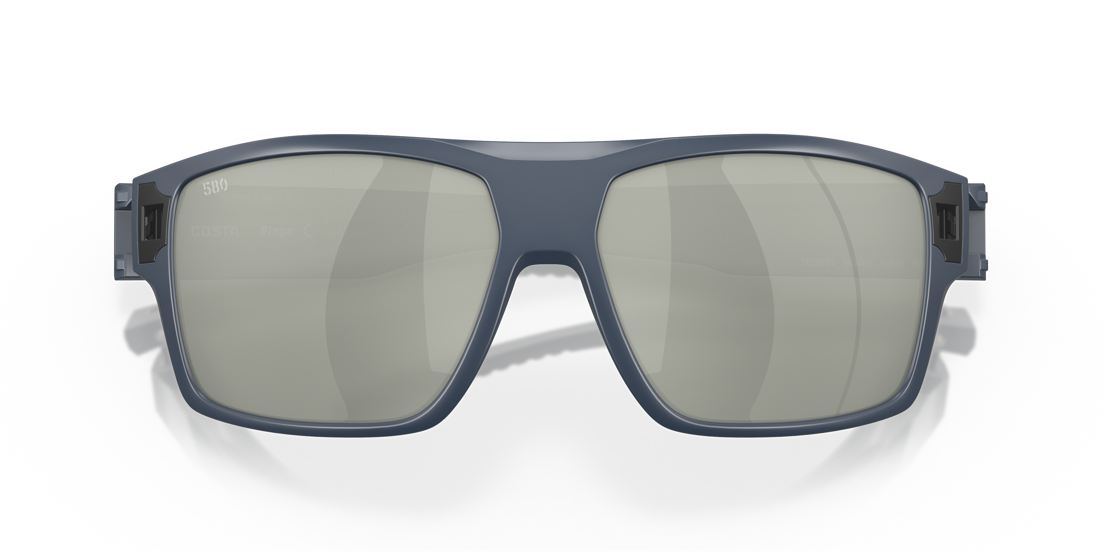 Costa Del Mar Diego Sunglasses Matte Black / Blue Mirror