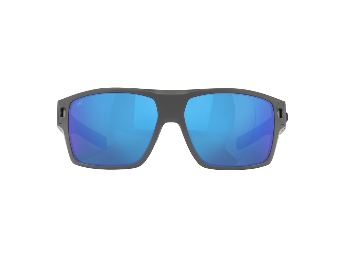 Diego Polarized Sunglasses | Del Costa Mirror Blue in Mar®