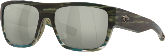 Sampan Polarised Sunglasses in Gray Silver Mirror | Costa Del Mar®