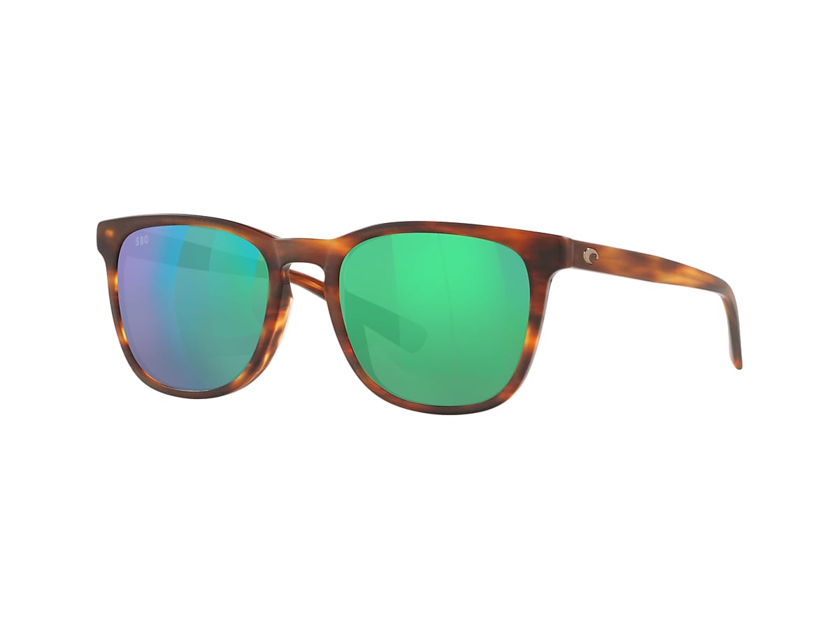 Sullivan Polarized Sunglasses in Green Mirror