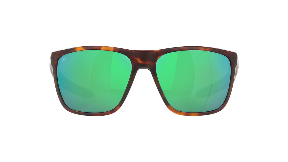 Ferg Polarized Sunglasses in Green Mirror