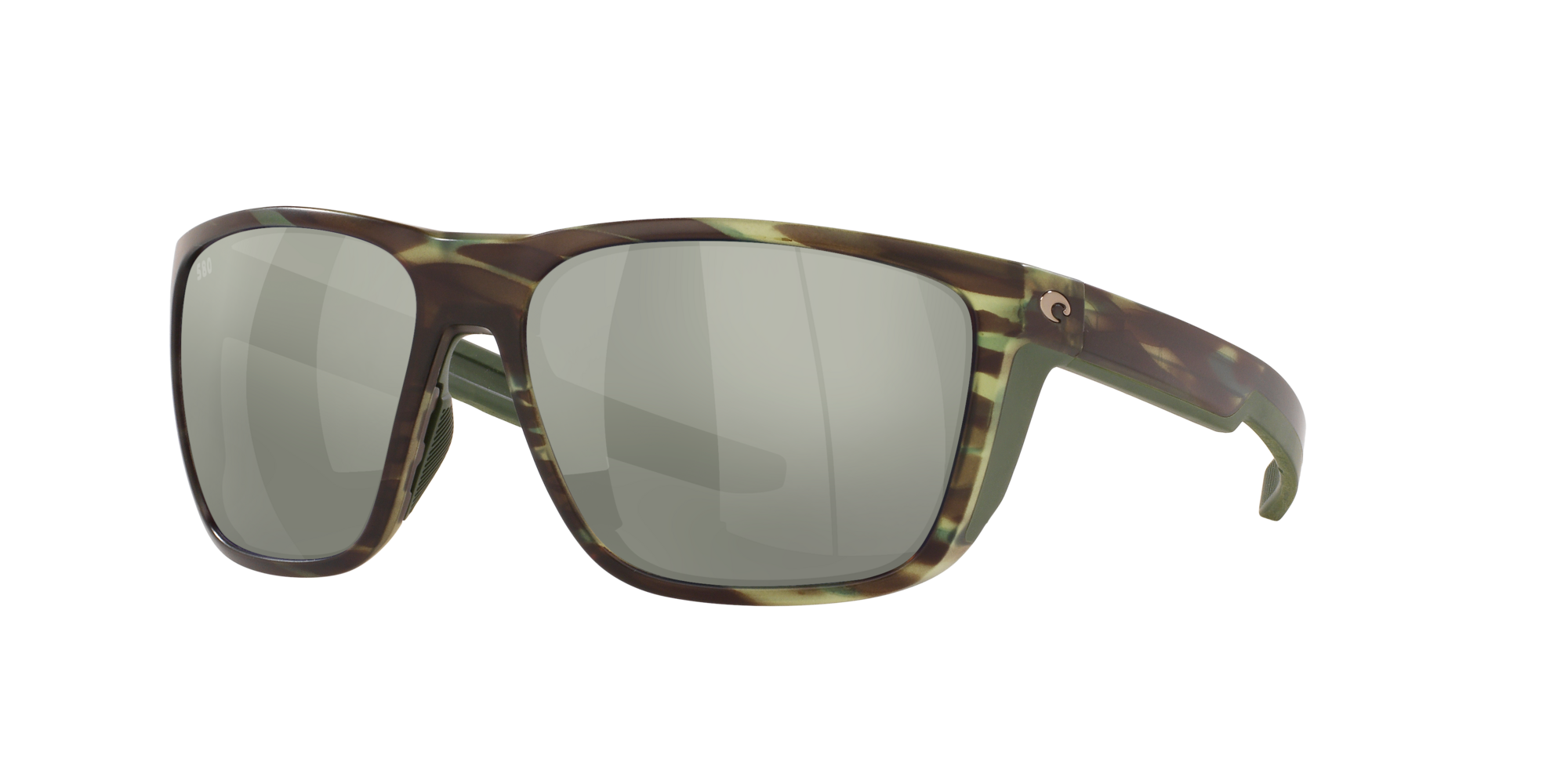 Ferg Polarized Sunglasses in Gray Silver Mirror | Costa Del Mar®
