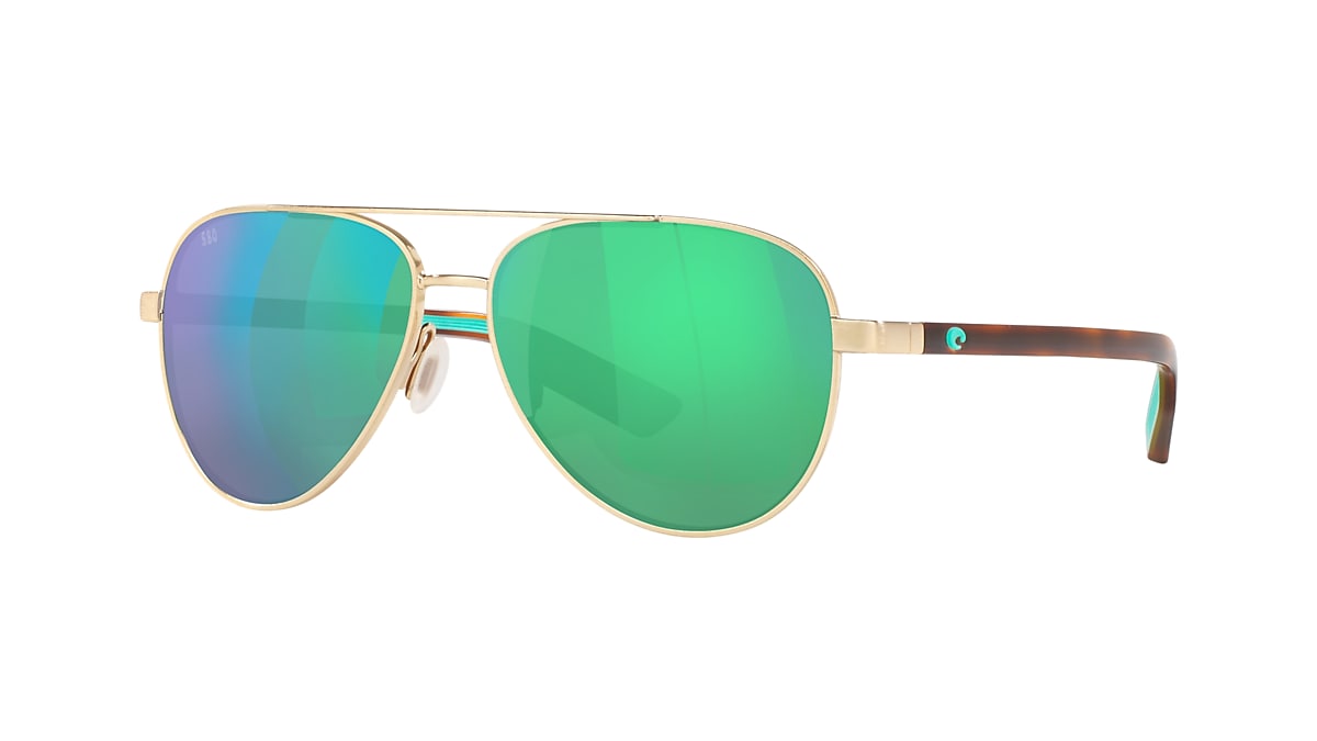 Peli Polarized Sunglasses in Green Mirror | Costa Del Mar®