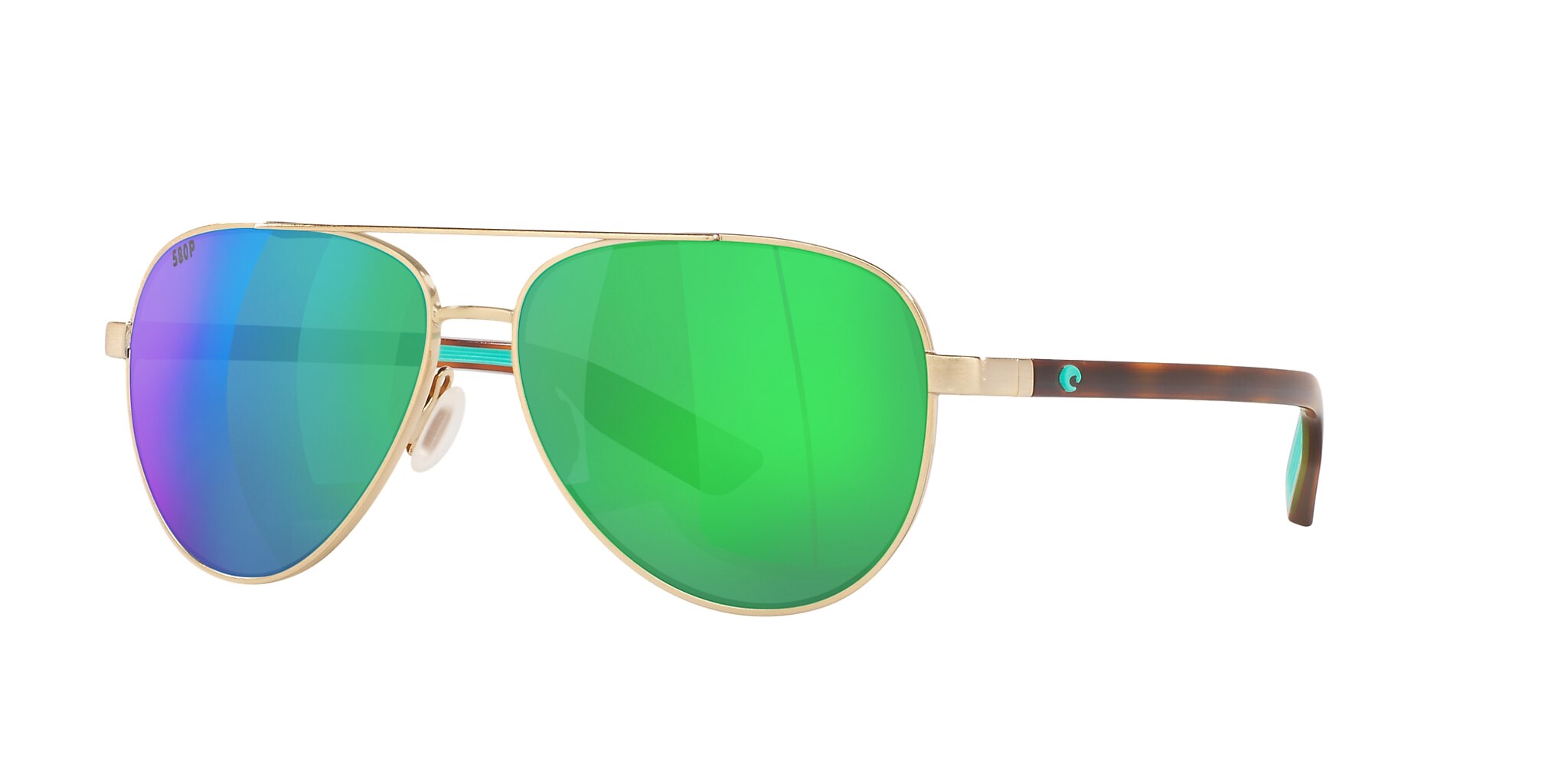 Peli Polarized Sunglasses in Green Mirror | Costa Del Mar®