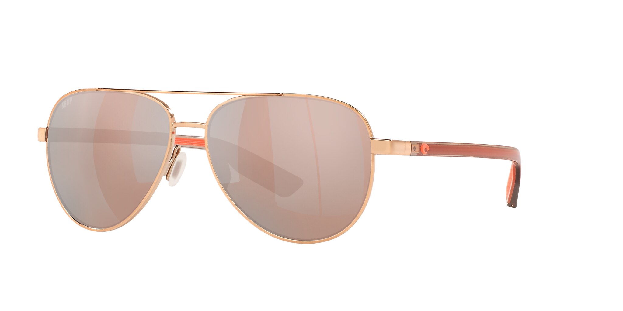 Peli Polarized Sunglasses in Copper Silver Mirror | Costa Del Mar®