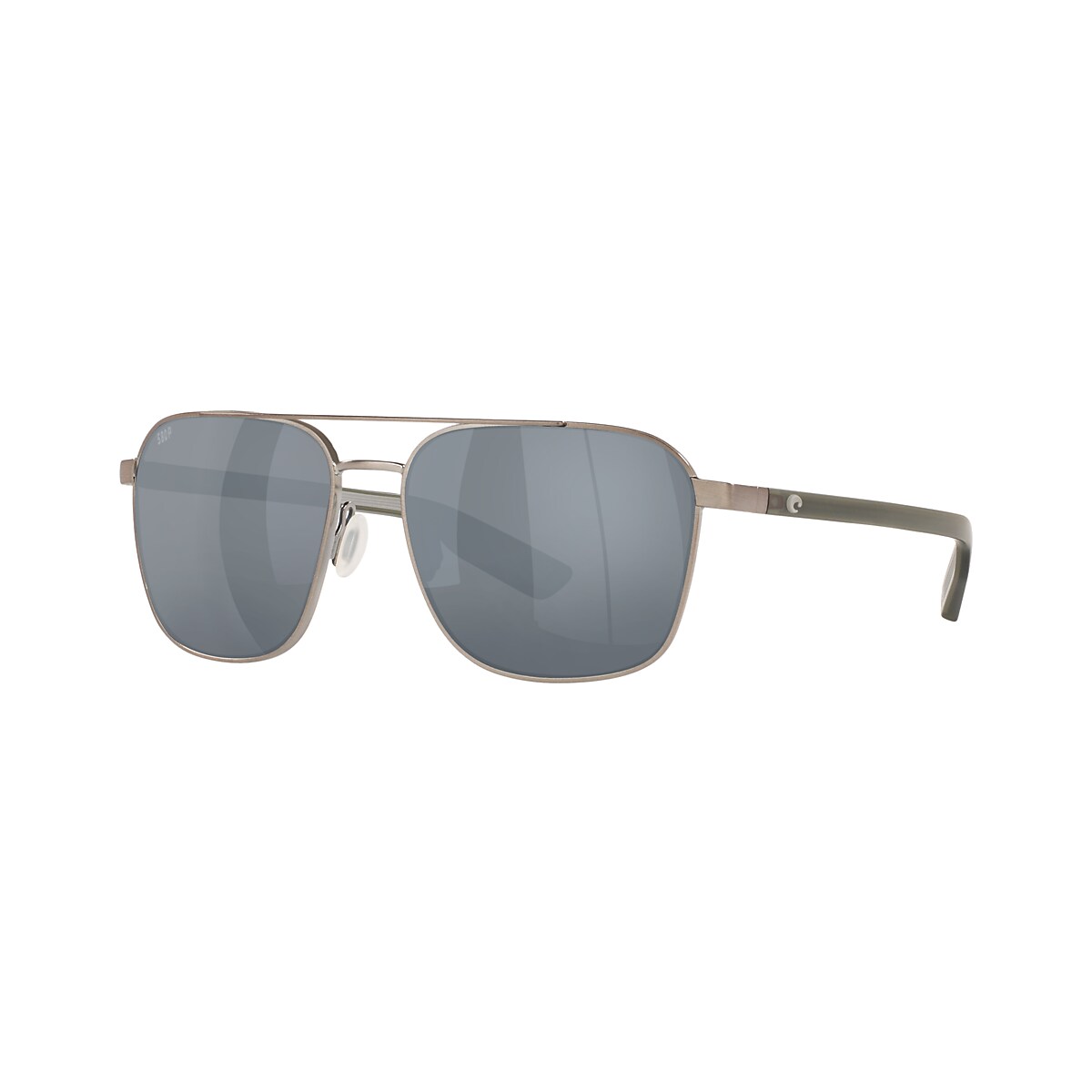 Wader Polarized Sunglasses in Gray Silver Mirror | Costa Del