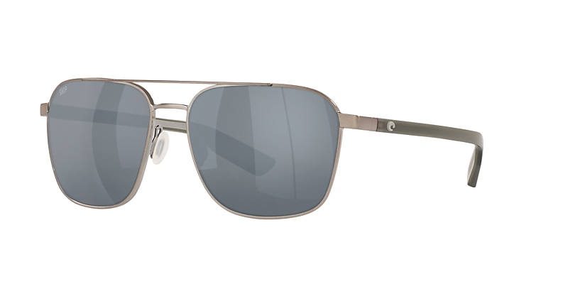 Wader Polarized Sunglasses in Gray Silver Mirror | Costa Del Mar®
