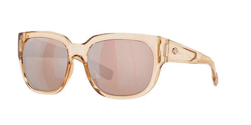 Waterwoman 2 Polarized Sunglasses in Copper Silver Mirror | Costa 