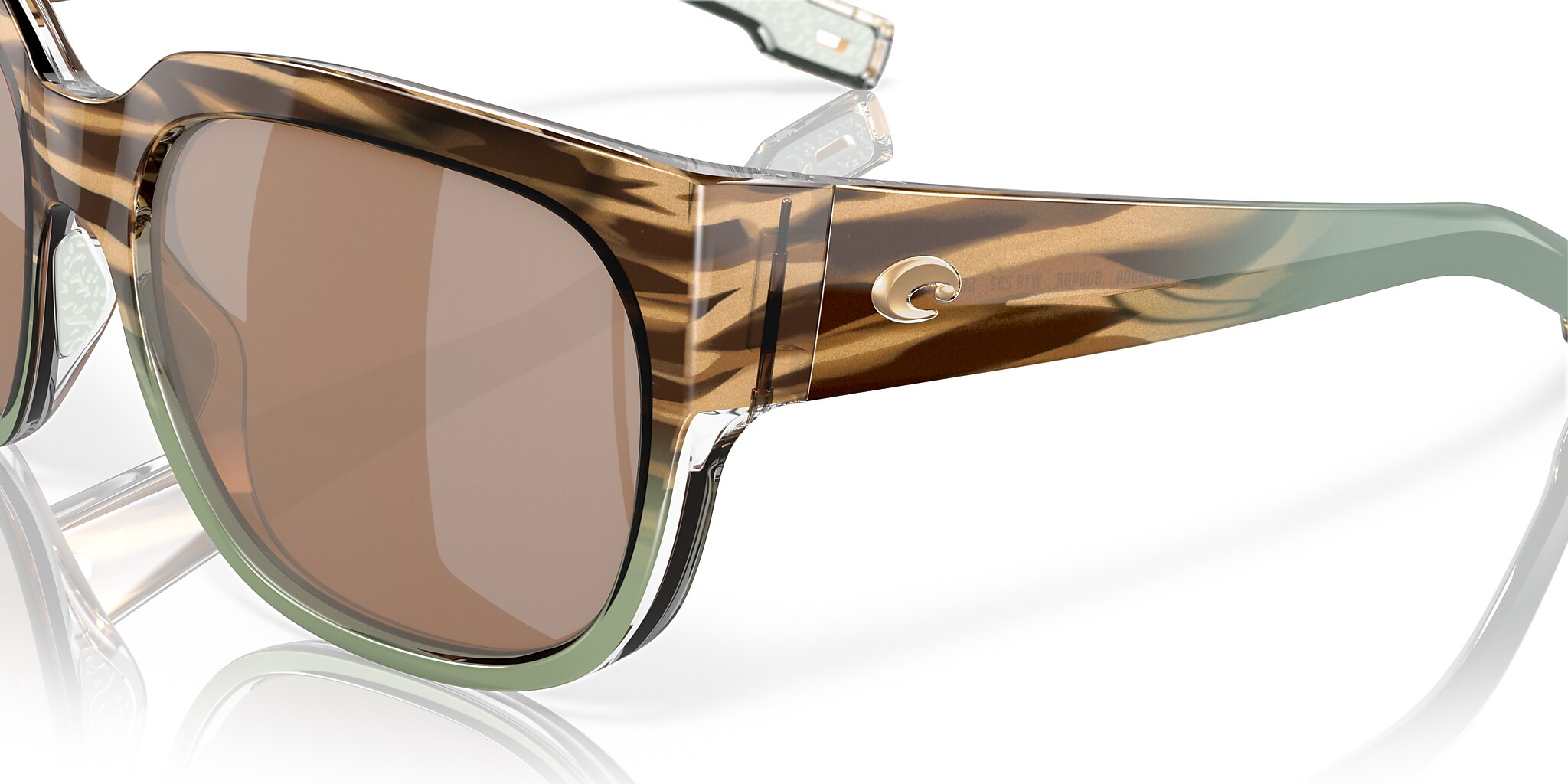 Waterwoman 2 Polarized Sunglasses in Copper Silver Mirror | Costa