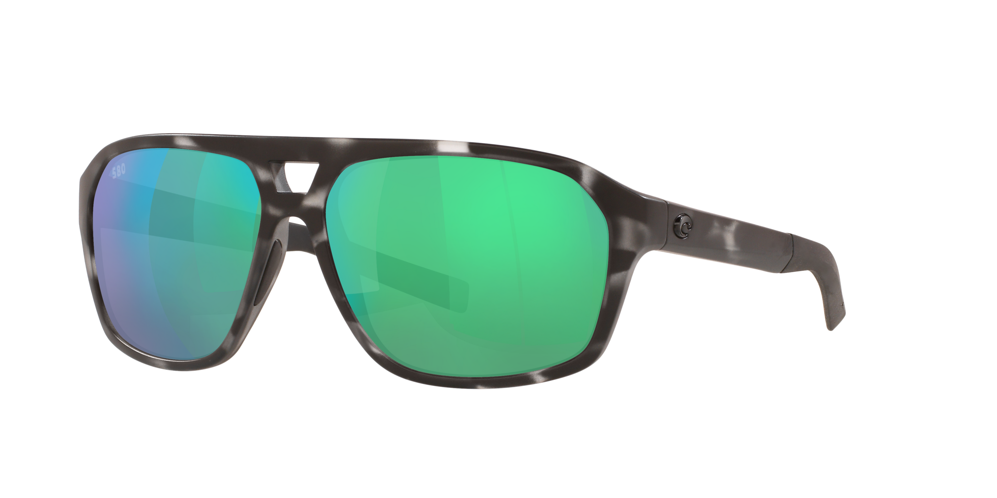 Costa Del Mar Switchfoot Polarized Sunglasses 400G Glass Crystal Clear/Green Mir 
