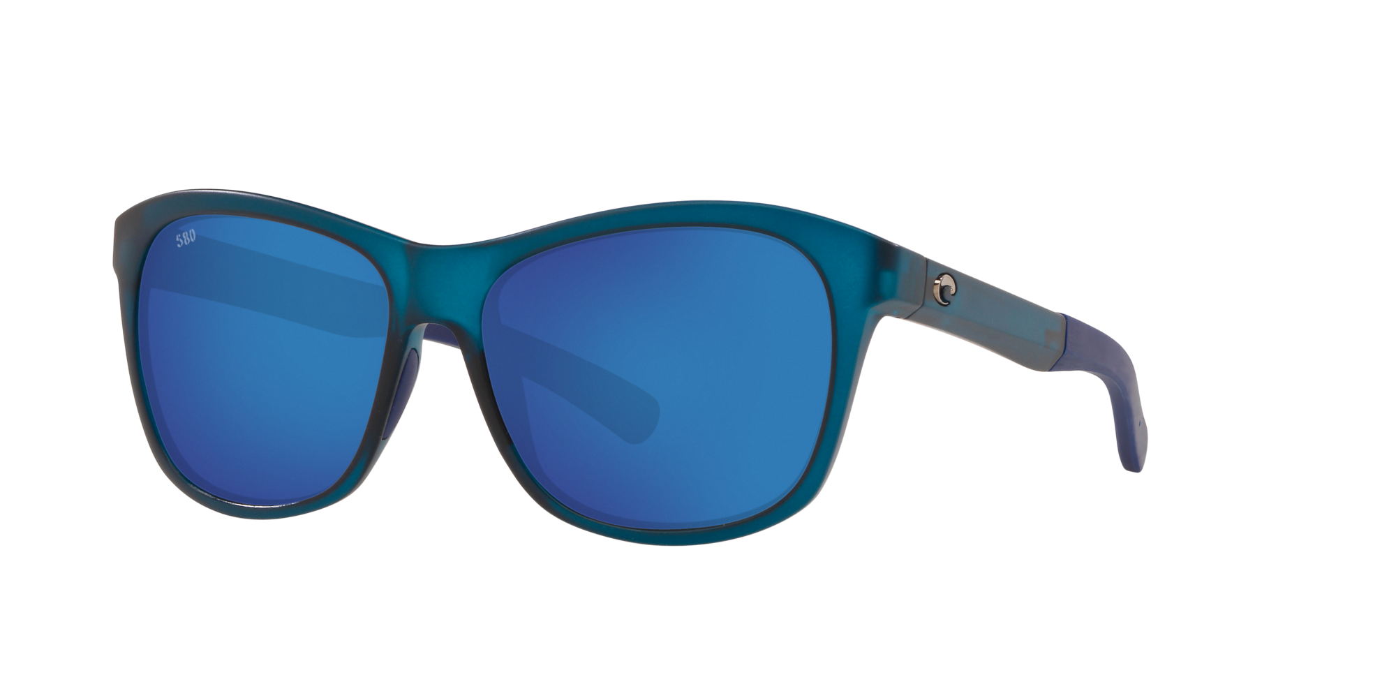 Costa Del Mar Vela Polarized Gray Silver Mirror Square Sunglasses VLA 276OC