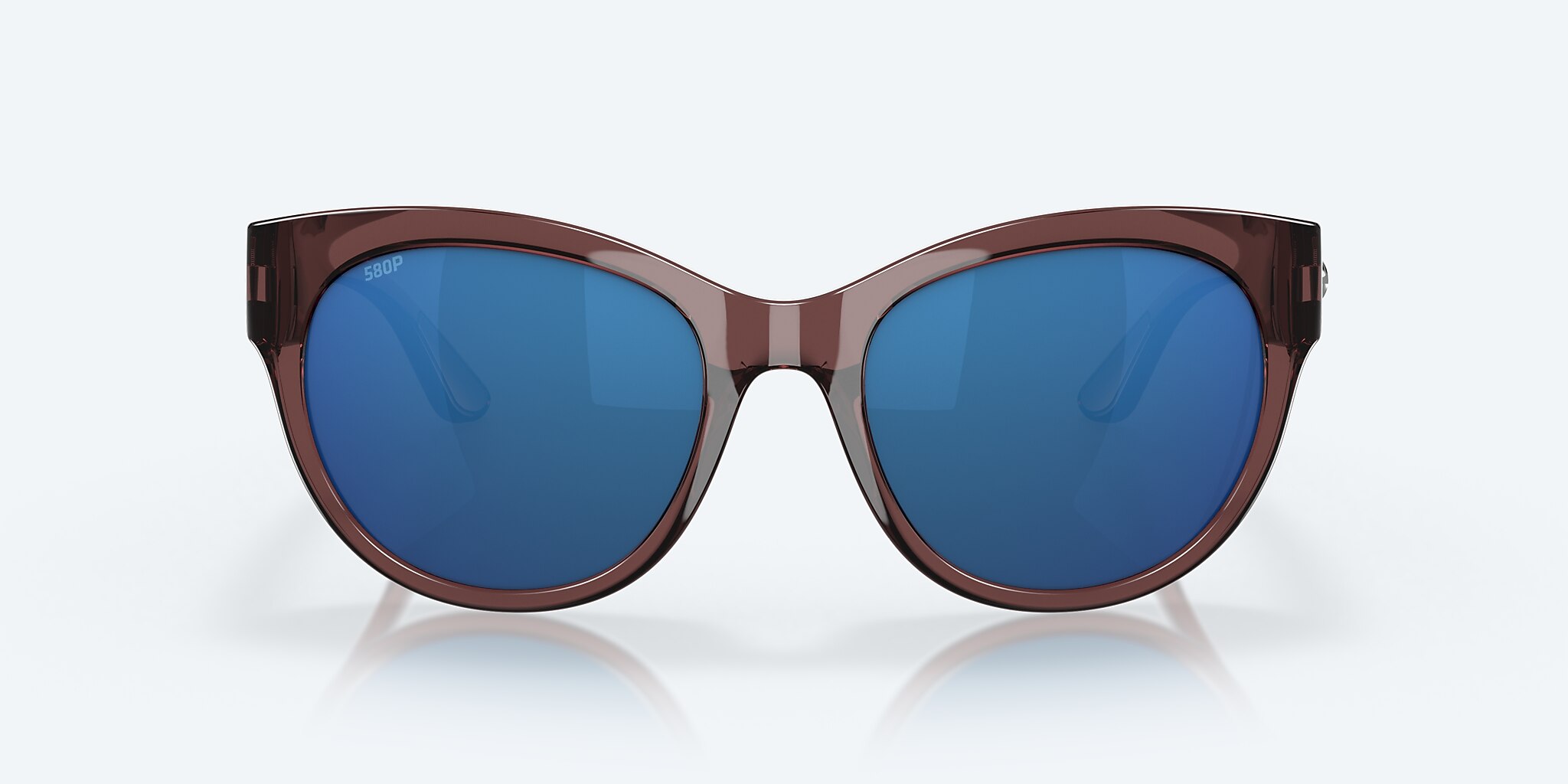 Maya Polarized Sunglasses in Blue Mirror