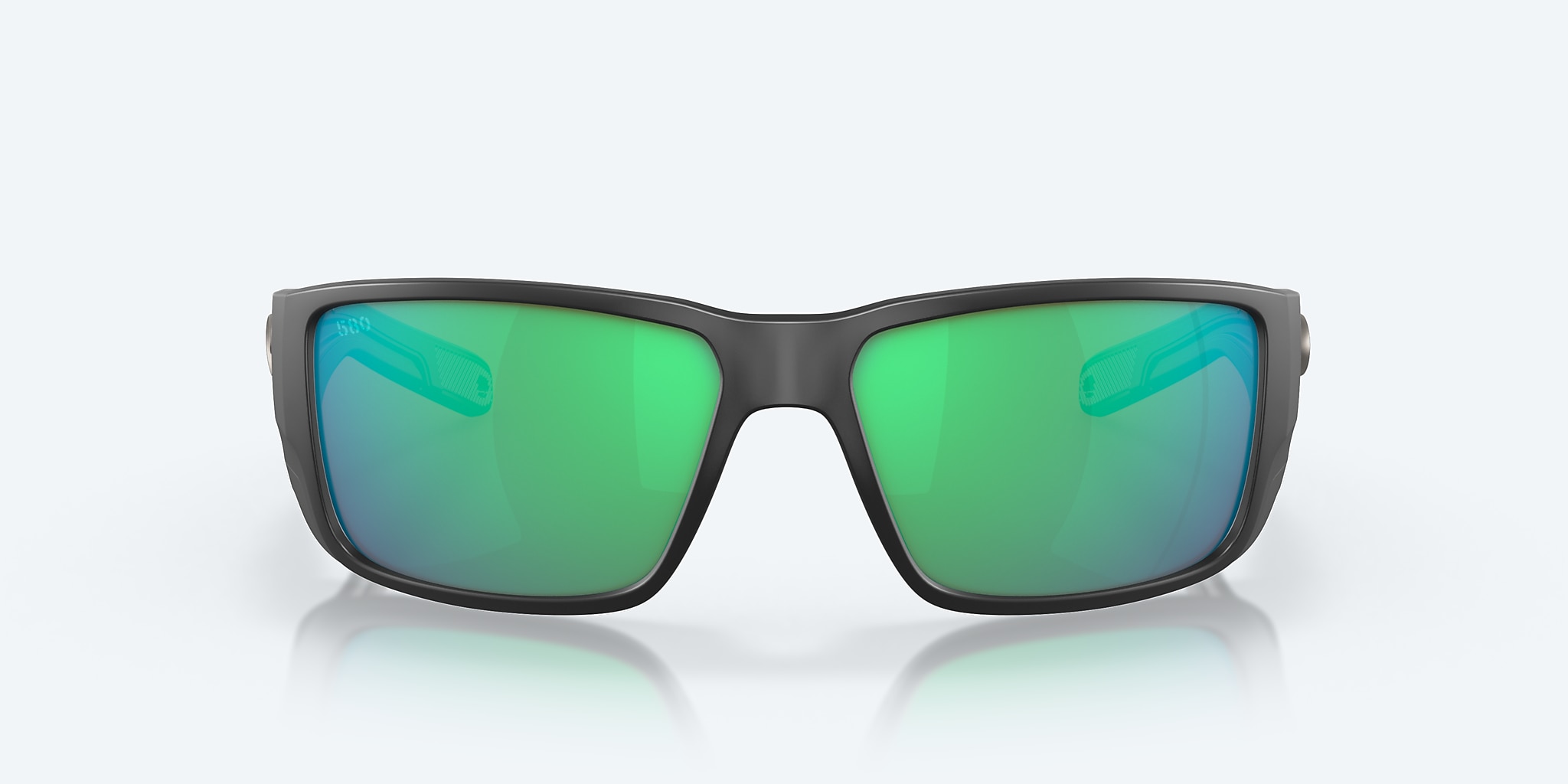 Costa Blackfin Pro Sunglasses Matte Black/Green Mirror