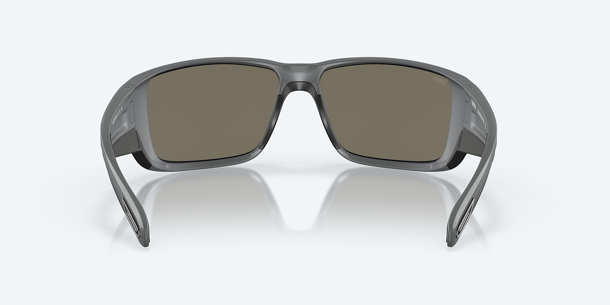  Costa Del Mar Blackfin Pro 6S9078 907802 60MM 11 Matte  Black/Green Mirror 580G Glass Polarized Pillow Sunglasses for Men + BUNDLE  with Designer iWear Eyewear Kit : Sports & Outdoors