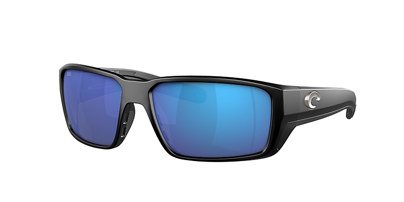 Costa Fantail Pro Sunglasses Matte Black/Blue Mirror