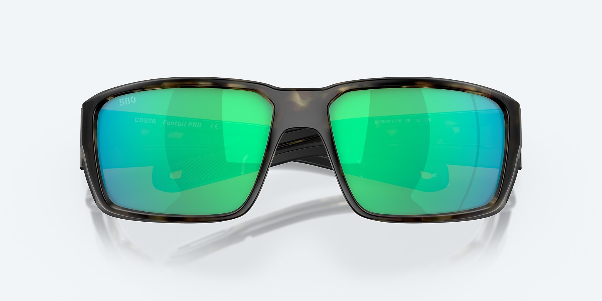 Fantail PRO Polarized Sunglasses in Green Mirror