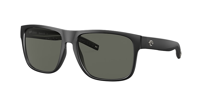 Costa Del Mar Spearo XL Sunglasses- Matte Black/ Grey 580G