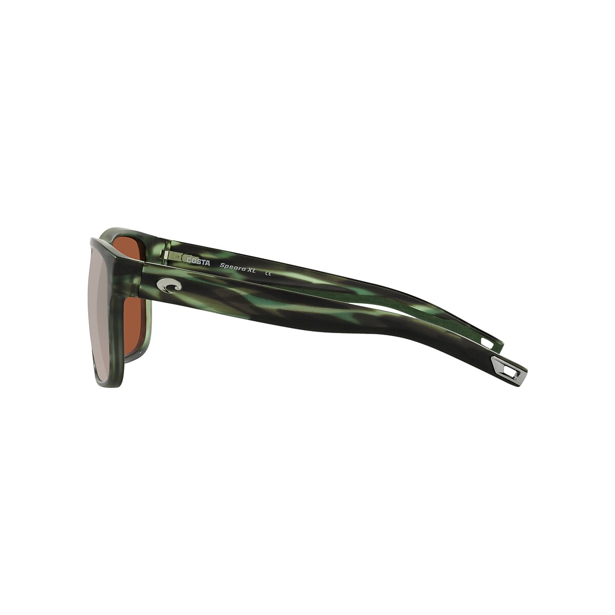Spearo XL Polarized Sunglasses in Copper Silver Mirror | Costa Del