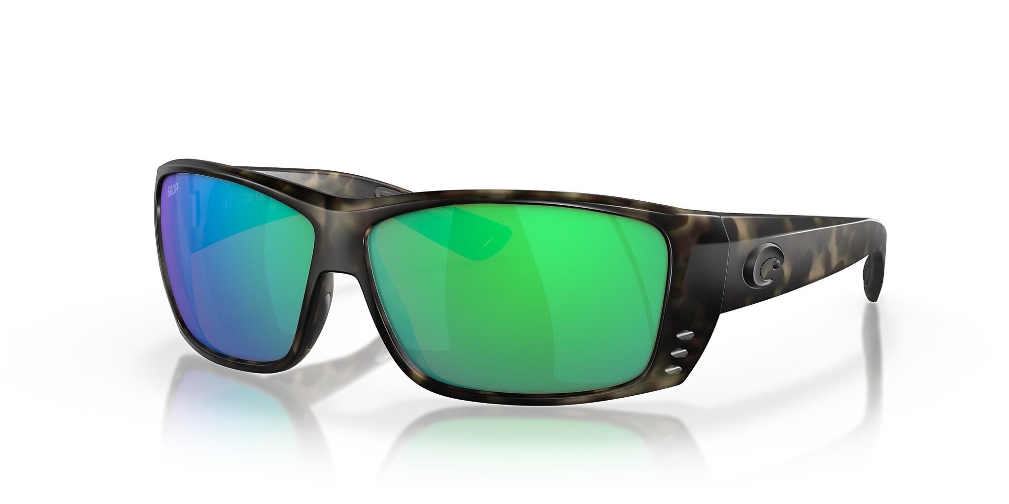 Cat Cay Polarized Sunglasses in Green Mirror | Costa Del Mar®