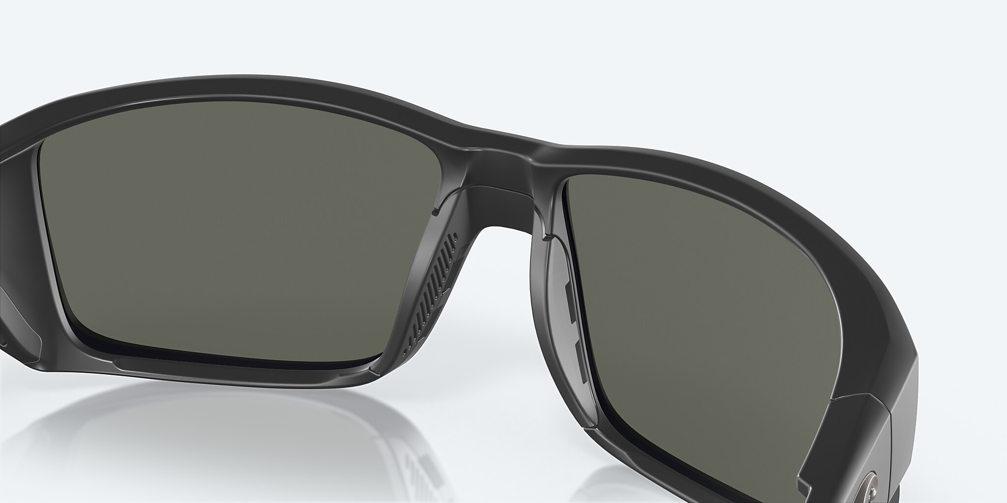 Costa Del Mar Sunglasses Tuna Alley Pro 60-16-123 Black /Gray Silver Mirror 580G