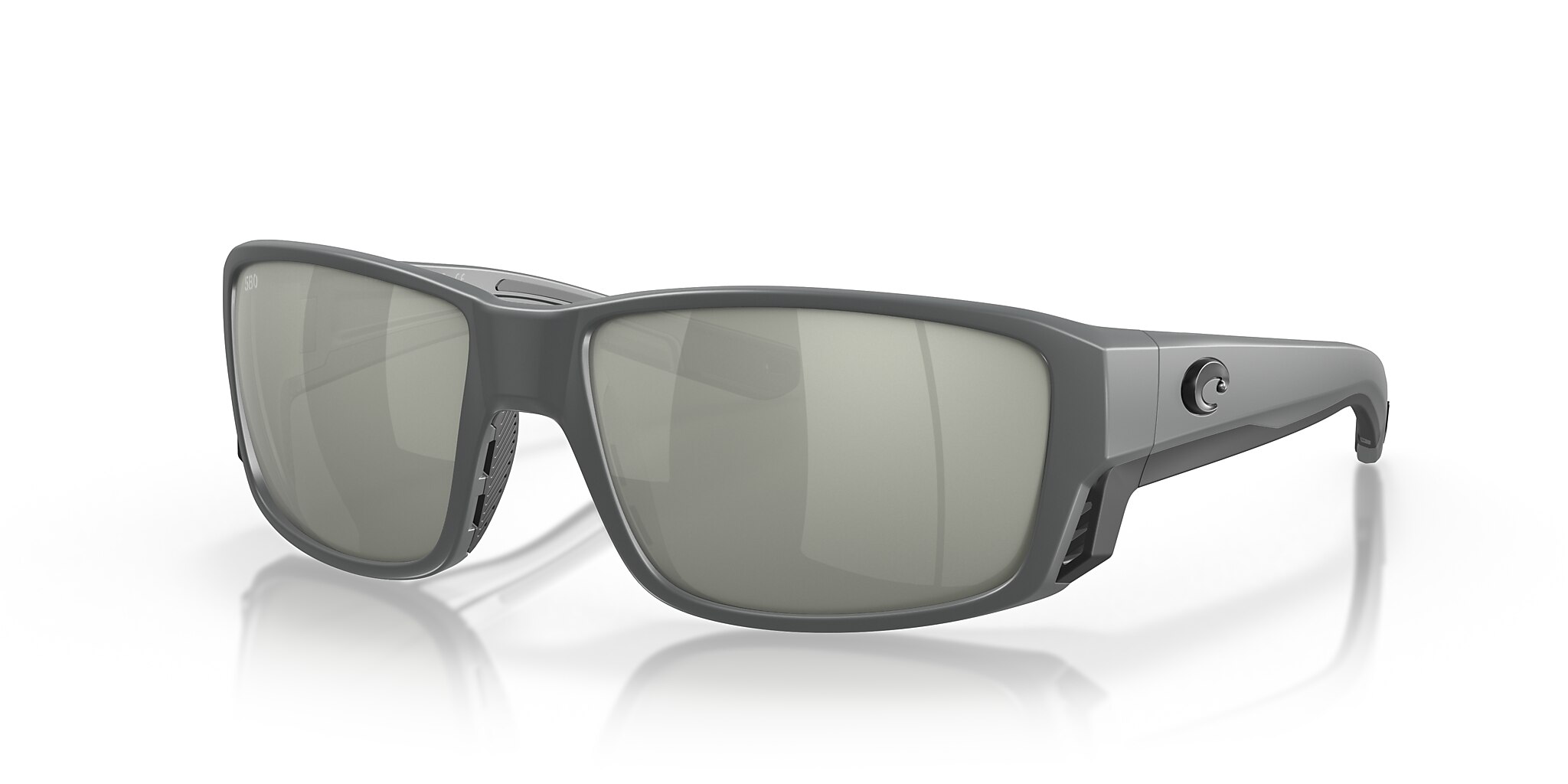 Tuna Alley PRO Polarized Sunglasses in Gray Silver Mirror | Costa