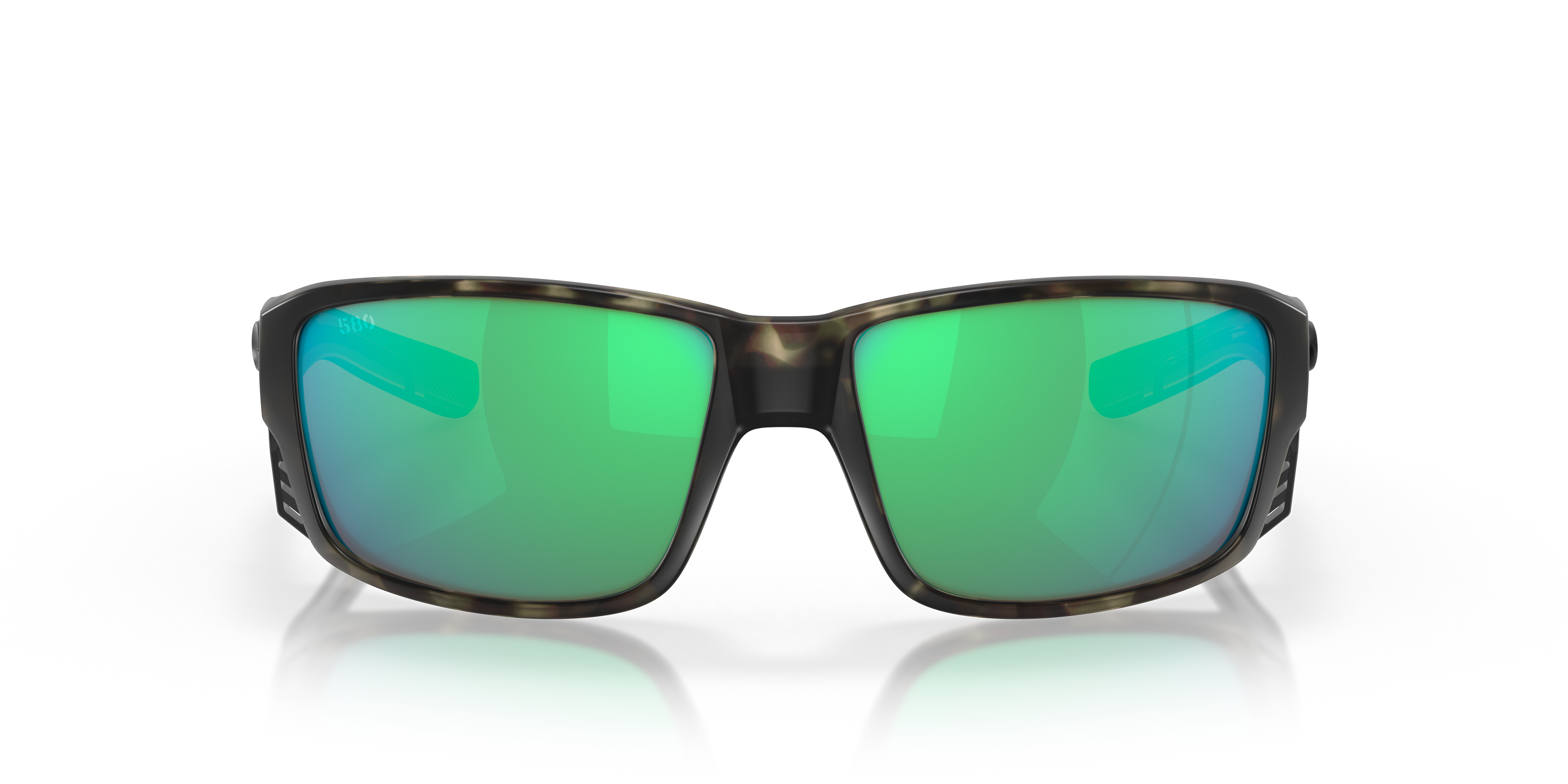 Costa Tuna Alley Omni Fit Sunglasses Tortoise Frame Global Fit Green Mirror Pro-Motion Distributing Direct TA10GFOGMP