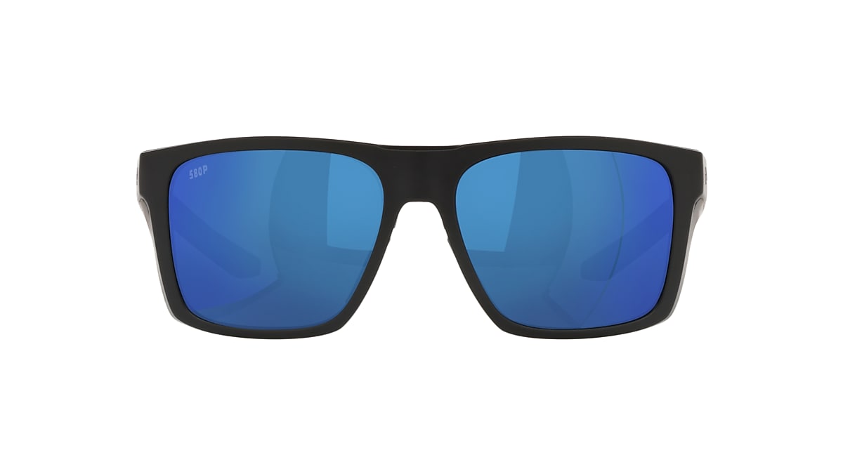 Costa Lido XL (57-16) with Blue Mirror lenses and Matte Black