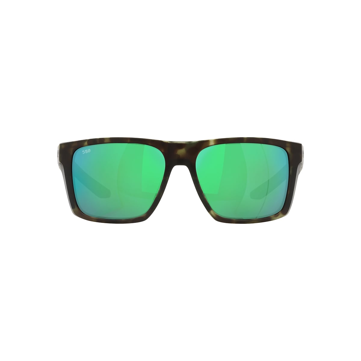 Costa Del Mar Womens Jade/Green Mirrored Polarized Square