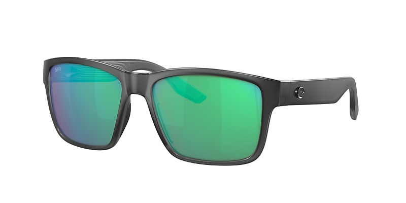 Paunch Polarized Sunglasses in Green Mirror