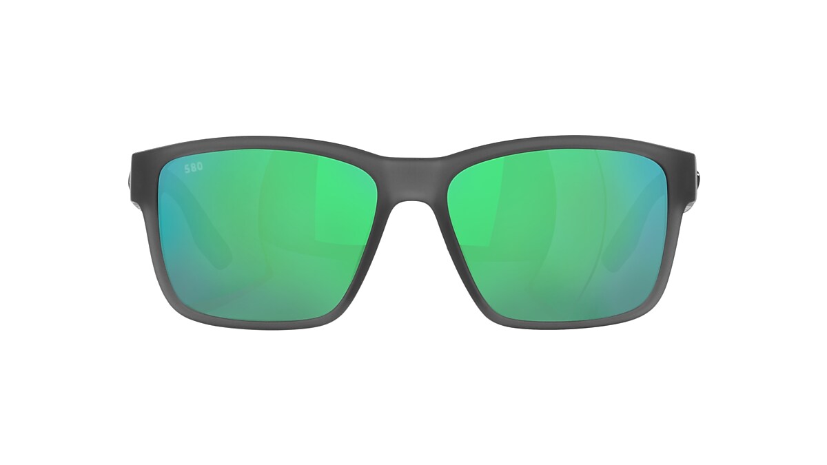 Paunch Polarized Sunglasses in Green Mirror