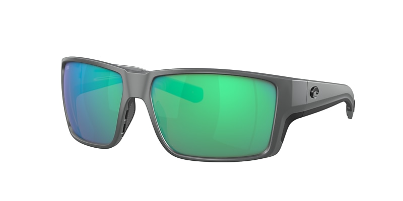 Costa Del Mar Jose Sunglasses - Matte Gray Frame - Green Mirror