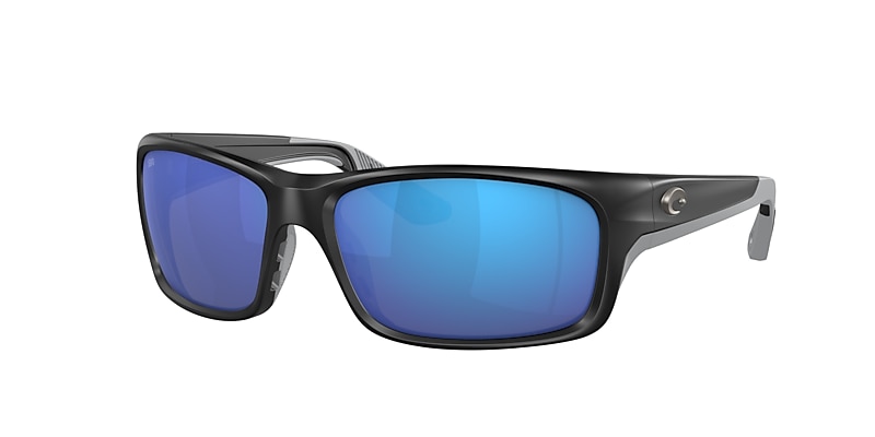 Costa Del Mar Fisch Sunglasses, Blackout / Blue Mirror