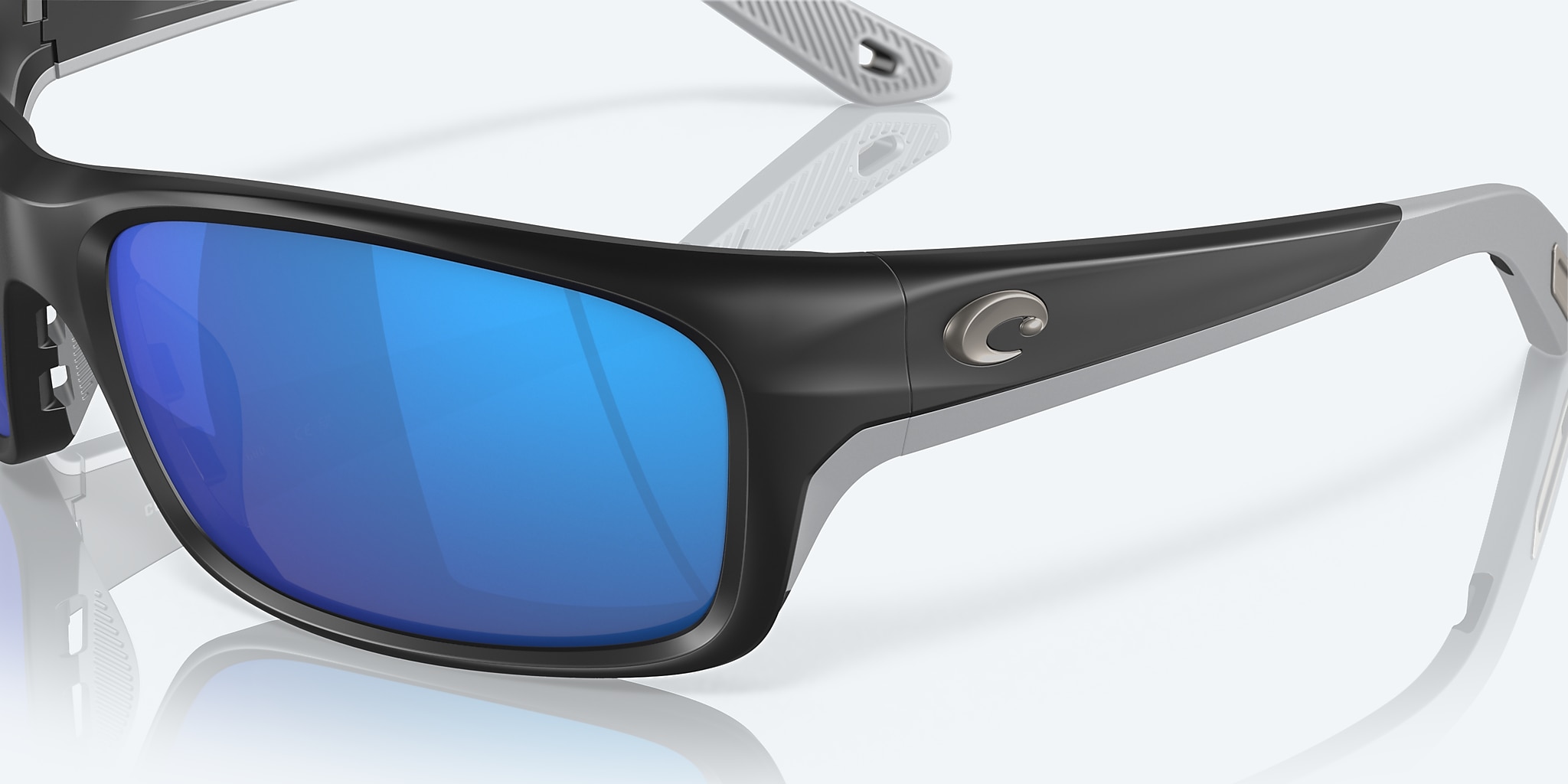 Costa Jose Pro Sunglasses Matte Black / Blue Mirror / 580G